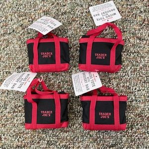 4 Trader Joe's Micro Tote with Grocery Bag